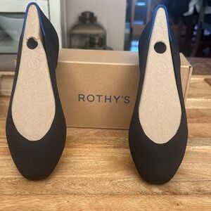 Rothy's Black  The Square Women's Flats